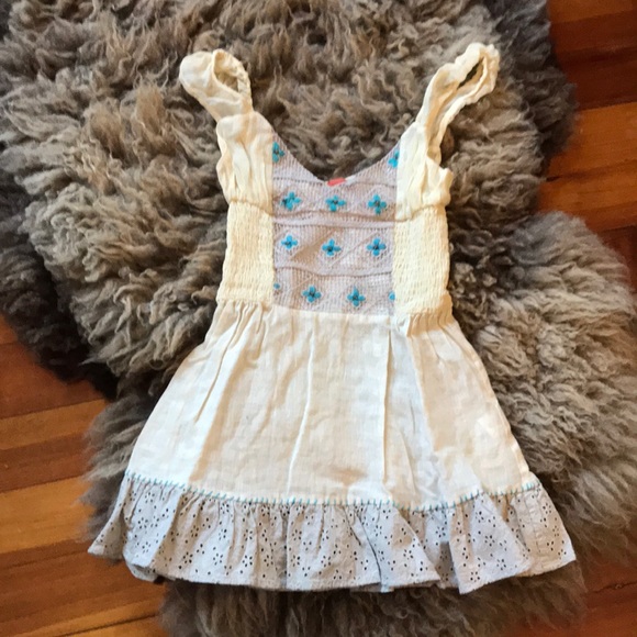 Free People Embroidered Eyelet Blouse - Picture 1 of 7